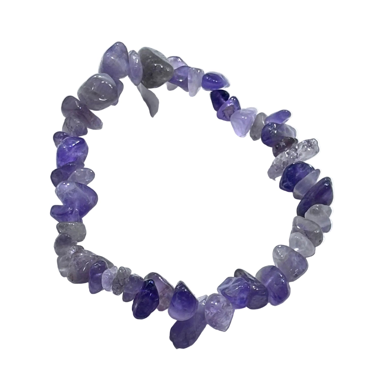 Amethyst Chip Stretch Bracelet