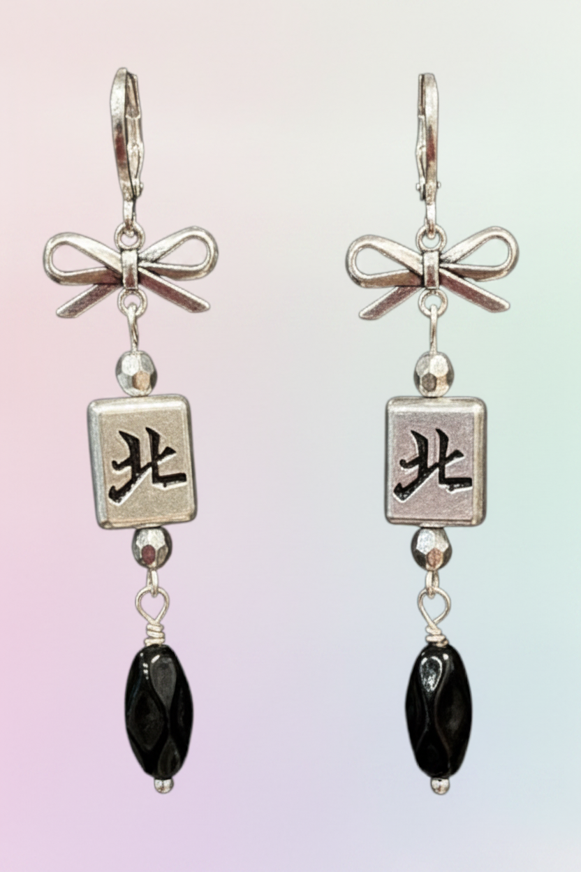 Majong Dangle Earrings