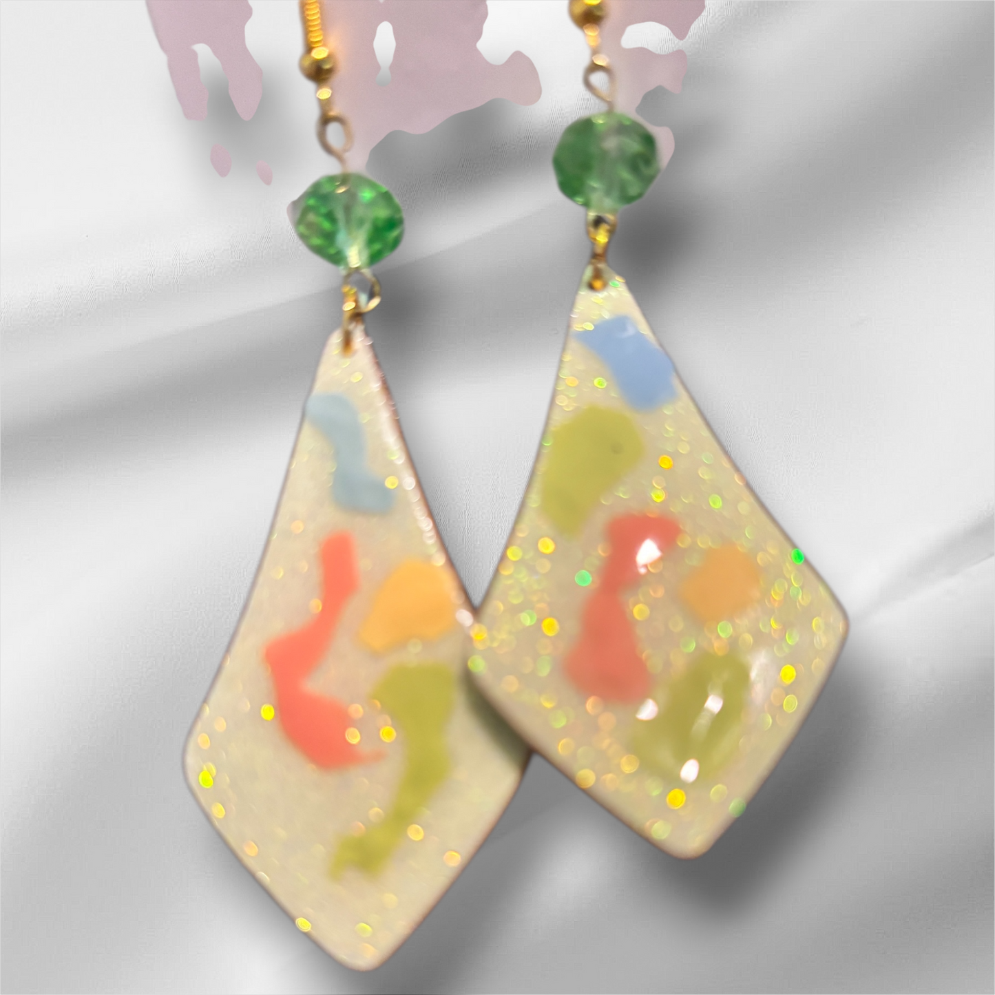 Summertime Lime Green Earrings