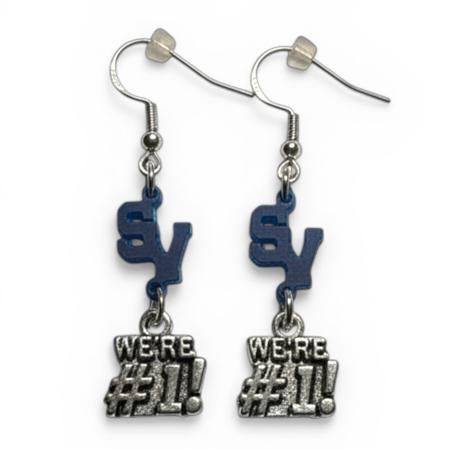 We’re #1 Sports Earrings