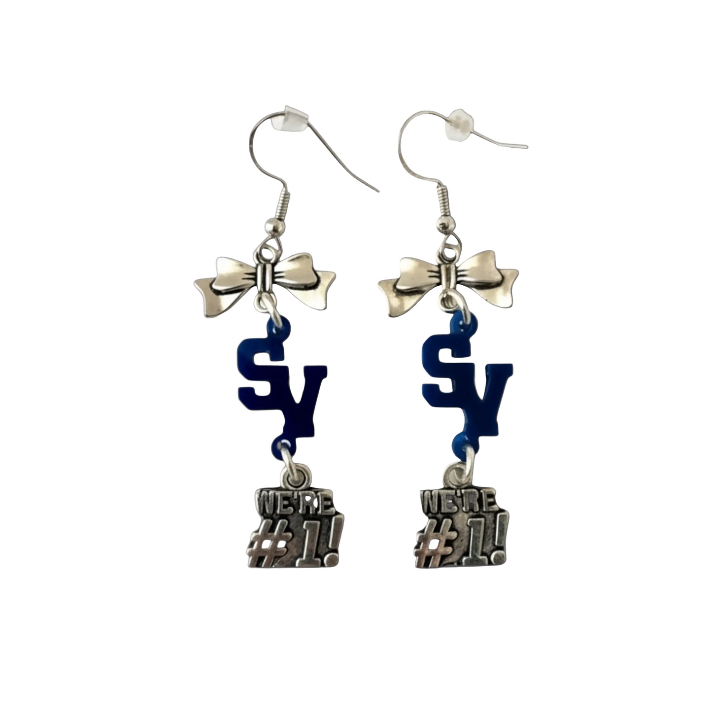 We’re #1 Sports Earrings
