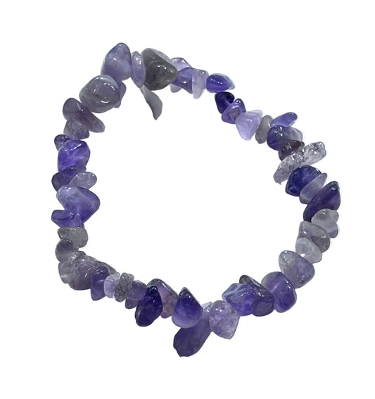 Amethyst Chip Stretch Bracelet