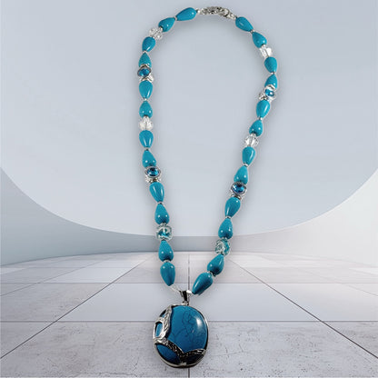 Turquoise Pendant Necklace