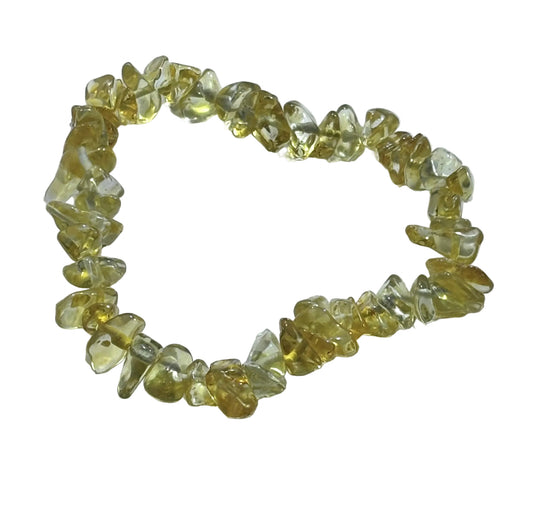 Citrine Chips-Stretch Bracelet