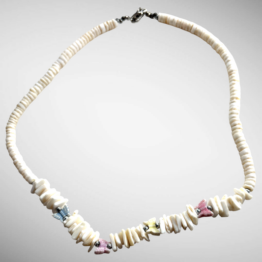 White Puka Shell Necklace