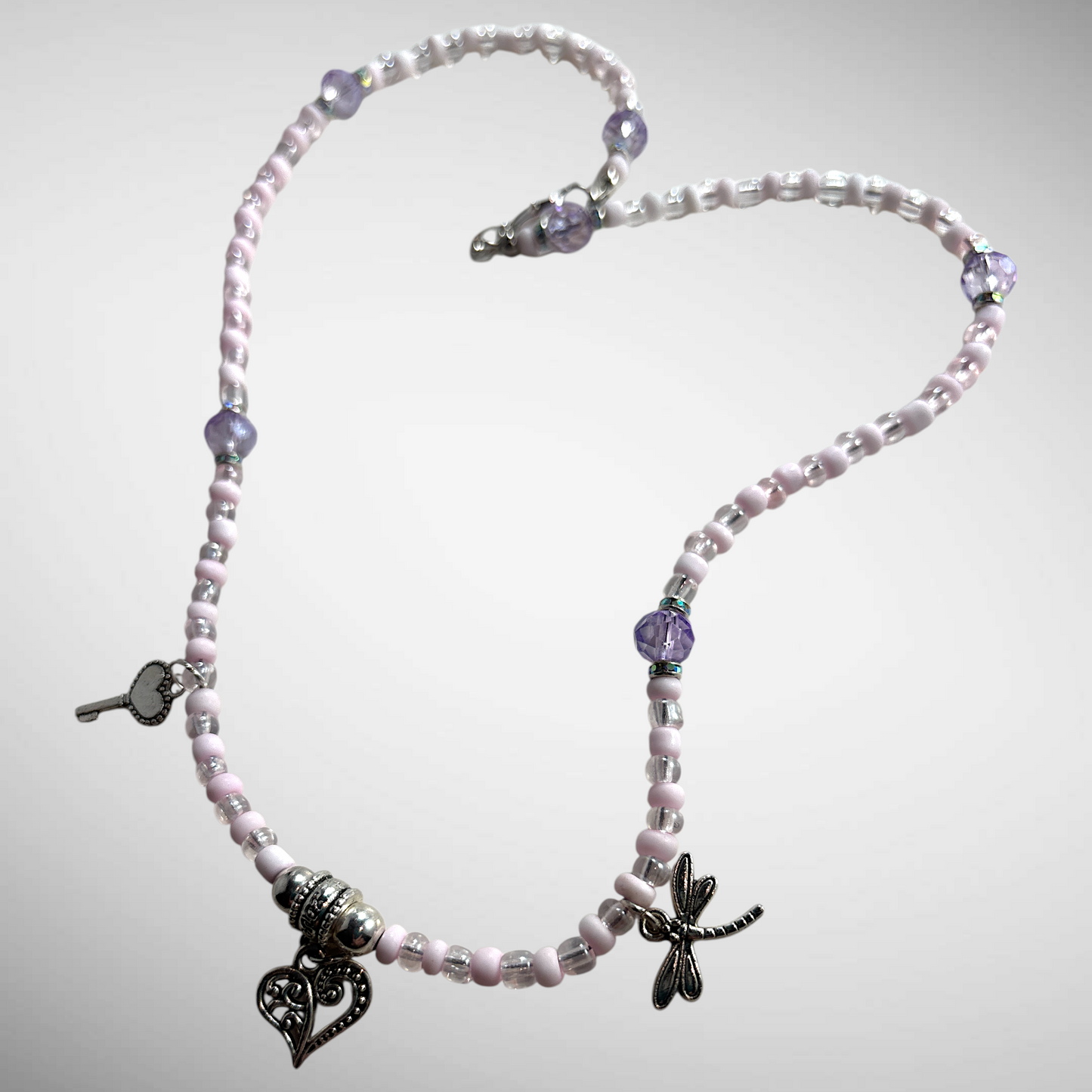 Pink Charm Necklace