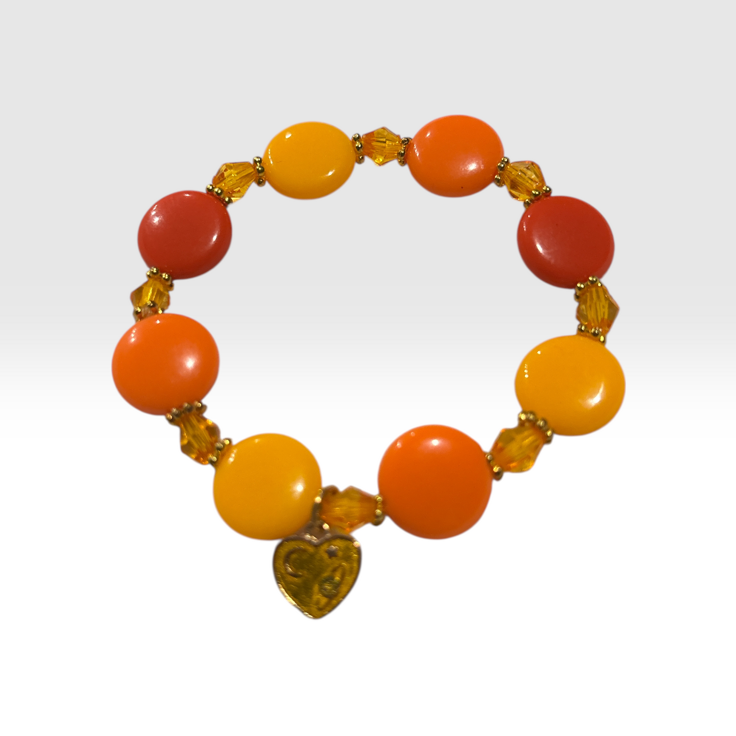 M&M Beads - Stretch Bracelet in Multiple Spring Colors