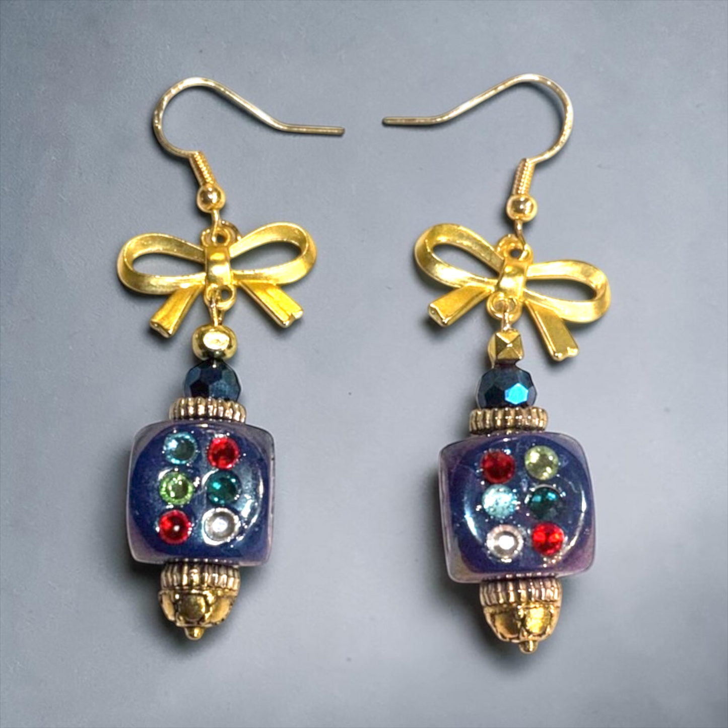 Bunco Dice Earrings-Multiple Colors