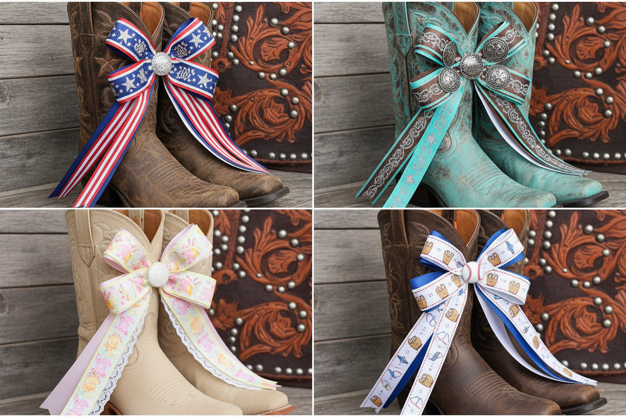 Boot Bows Collage