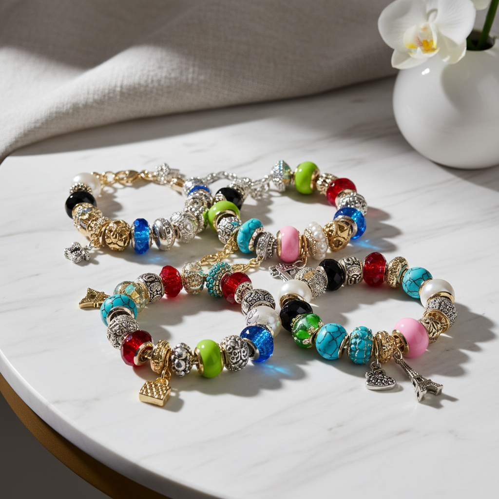 Euro-Style Charm Bracelets Collection Image