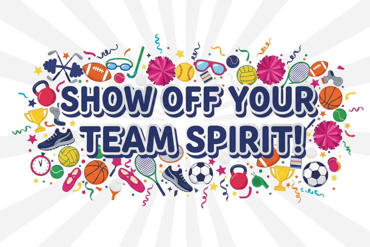 Show Off Your Team Spirit - Navy and Silver